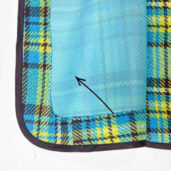 VTG 60s Gurian Plaid Mini Wrap Skirt Womens XS Mod Preppy Tartan Academia - Picture 6 of 8